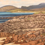LUSKENTYRE ROCKS Gouache & ink